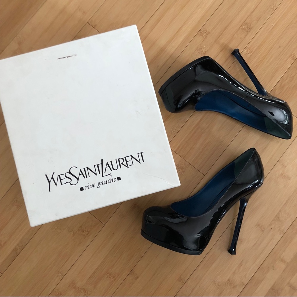 Yves Saint Laurent Black Heels